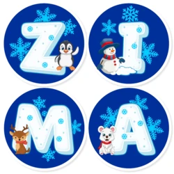 Dekoracja „Napis Zima”