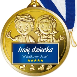 Medal Wyjątkowy Uczeń – Imienny