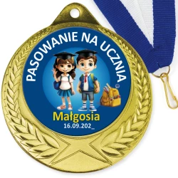 Medal Pasowanie na Ucznia – Imienny