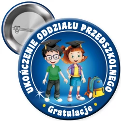 Przypinka Ukończenie Oddziału Przedszkolnego