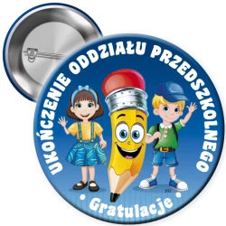 Przypinka Ukończenie Oddziału Przedszkolnego