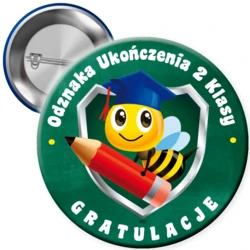 Przypinka Ukończenie 2 klasy