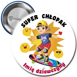 Przypinka Super Dziewczyny
