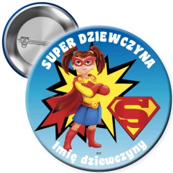 Przypinka Super Dziewczyny