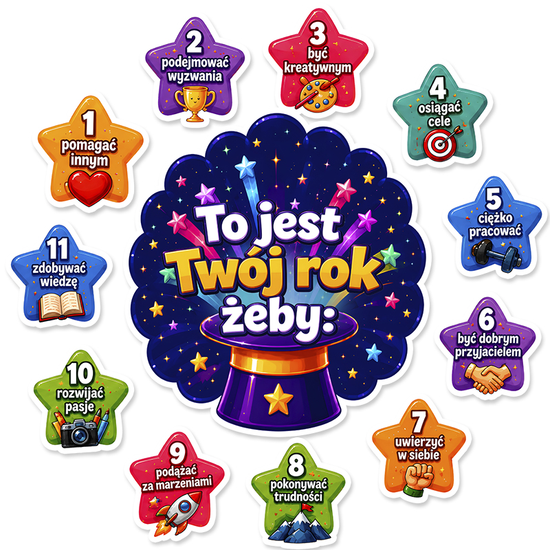 Dekoracja "To jest Twój rok, żeby", wzór D5614